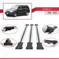 Suzuki XL-7 1998-2006 Arası ile Uyumlu FLY Model Ara Atkı Tavan Barı Gri 3 Adet