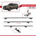 Mercedes GLS Class X166 2017-2019 Arası ile Uyumlu BASIC Model Ara Atkı Tavan Barı Gri 3 Adet