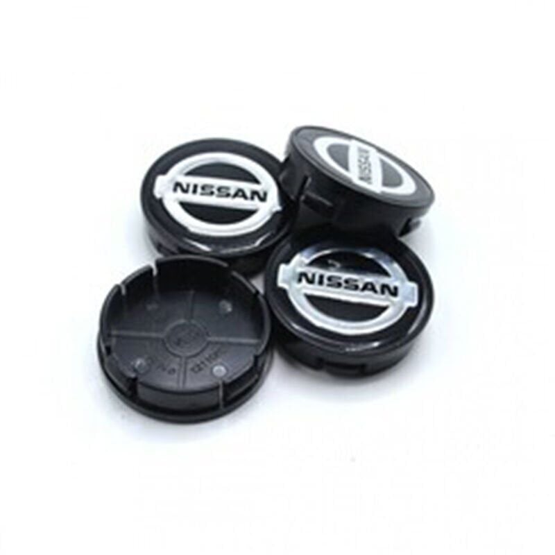 Nissan Uyumlu  Geçmeli Siyah gri 55/58 mm Jant Göbeği