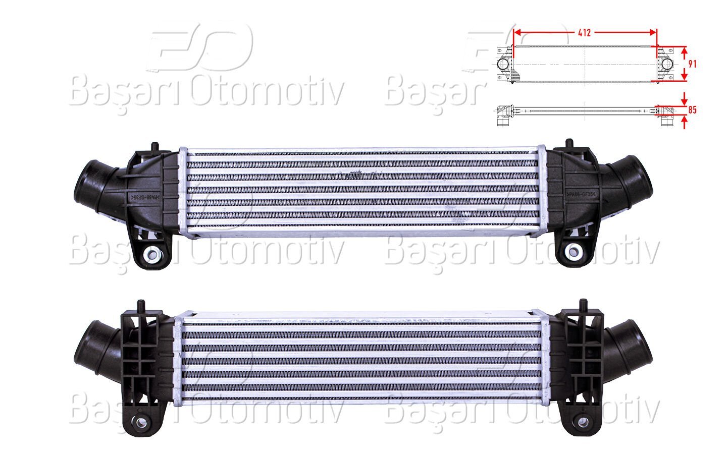Ford Mondeo 3 2000 ve Sonrası Turbo Radyatörü Intercooler