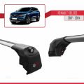 Renault Koleos 2 (HC) 2017-2024 Arası ile Uyumlu ACE-2 Ara Atkı Tavan Barı Gri 2 Adet