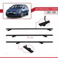 Volkswagen Golf 7 (5G) Variant 2013-2019 Arası ile Uyumlu BASIC Model Ara Atkı Tavan Barı Siyah 2 Adet