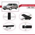 Mercedes E Class S210 Wagon 1998-2002 Arası ile Uyumlu BASIC Model Ara Atkı Tavan Barı Siyah 3 Adet