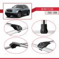 Infiniti FX (S50) 2003-2008 Arası ile Uyumlu ACE-1 Ara Atkı Tavan Barı Gri 2 Adet