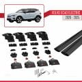 Volvo XC40 (Elektrik) 2020 ve Sonrası ile Uyumlu ACE-2 Ara Atkı Tavan Barı Siyah 2 Adet