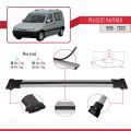 Peugeot Partner Pre-Facelift 1996-2003 Arası ile Uyumlu FLY Model Ara Atkı Tavan Barı Gri 3 Adet