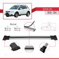 Suzuki SX4 II (JY) 2006-2014 Arası ile Uyumlu FLY Model Ara Atkı Tavan Barı Gri 3 Adet