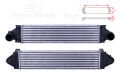 Volvo S80 2006 Sonrası Turbo Radyatörü (Intercooler) 660x146x64