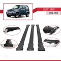 Suzuki Jimny 3 1998-2018 Arası ile Uyumlu FLY Model Ara Atkı Tavan Barı Siyah 3 Adet