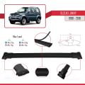 Suzuki Jimny 3 1998-2018 Arası ile Uyumlu FLY Model Ara Atkı Tavan Barı Siyah 3 Adet