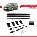 Volkswagen Golf Sportvan 2014-2017 Arası ile Uyumlu BASIC Model Ara Atkı Tavan Barı Siyah 2 Adet