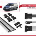 Vauxhall Combo E Cargo 2019-2022 Arası ile Uyumlu FLY Model Ara Atkı Tavan Barı Gri 2 Adet