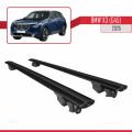BMW X3 (G45) 2025 ve Sonrası ile Uyumlu HOOK Model Ara Atkı Tavan Barı Siyah 2 Adet
