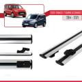 Ford Transit/Tourneo Connect 2 2014-2021 Arası ile Uyumlu BASIC Model Ara Atkı Tavan Barı Gri 2 Adet