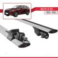 Mazda CX-80 2024-2025 Arası ile Uyumlu HOOK Model Ara Atkı Tavan Barı Gri 2 Adet