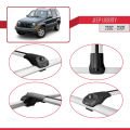 Jeep Liberty 2002-2007 Arası ile Uyumlu ACE-1 Ara Atkı Tavan Barı Gri 2 Adet