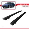 BMW 5 Serisi (E61) Touring 2004-2010 Arası ile Uyumlu HOOK Model Ara Atkı Tavan Barı Siyah 2 Adet