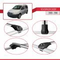 Volkswagen Caddy 3 (2K) 2003-2010 Arası ile Uyumlu ACE-1 Ara Atkı Tavan Barı Gri 3 Adet