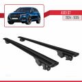Audi Q7 2024 ve Sonrası ile Uyumlu HOOK Model Ara Atkı Tavan Barı Siyah 2 Adet