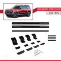 Ford Bronco Sport (CX430) 2021 ve Sonrası ile Uyumlu BASIC Model Ara Atkı Tavan Barı Siyah 2 Adet