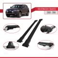 Volkswagen Touareg (7L) 2002-2010 Arası ile Uyumlu FLY Model Ara Atkı Tavan Barı Siyah 2 Adet