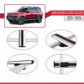 Ford Bronco Sport (CX430) 2021 ve Sonrası ile Uyumlu BASIC Model Ara Atkı Tavan Barı Gri 2 Adet