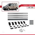 Vauxhall Combo D 2012-2018 Arası ile Uyumlu BASIC Model Ara Atkı Tavan Barı Gri 3 Adet