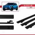 KIA EV9 GT-LINE 2024 ve Sonrası ile Uyumlu BASIC Model Ara Atkı Tavan Barı Siyah 3 Adet