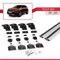 Peugeot 3008 II (P84) Pre-Facelift 2017-2020 Arası ile Uyumlu ACE-2 Ara Atkı Tavan Barı Gri 2 Adet