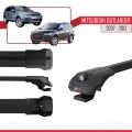Mitsubishi Outlander 2 2007-2012 Arası ile Uyumlu ACE-1 Ara Atkı Tavan Barı Siyah 2 Adet