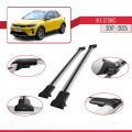 Kia Stonic 2017 ve Sonrası ile Uyumlu FLY Model Ara Atkı Tavan Barı Gri 2 Adet