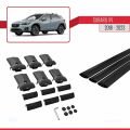 Subaru XV 2 2018-2023 Arası ile Uyumlu FLY Model Ara Atkı Tavan Barı Siyah 3 Adet