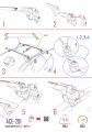 Subaru Forester (SF) 1997-2002 Arası ile Uyumlu ACE-2 Ara Atkı Tavan Barı Siyah 2 Adet