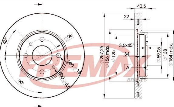 Mercedes Axor 2000-2015 Fren Diski Arka