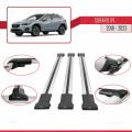 Subaru XV 2 2018-2023 Arası ile Uyumlu FLY Model Ara Atkı Tavan Barı Gri 3 Adet