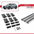 Subaru XV 2 2018-2023 Arası ile Uyumlu FLY Model Ara Atkı Tavan Barı Gri 3 Adet