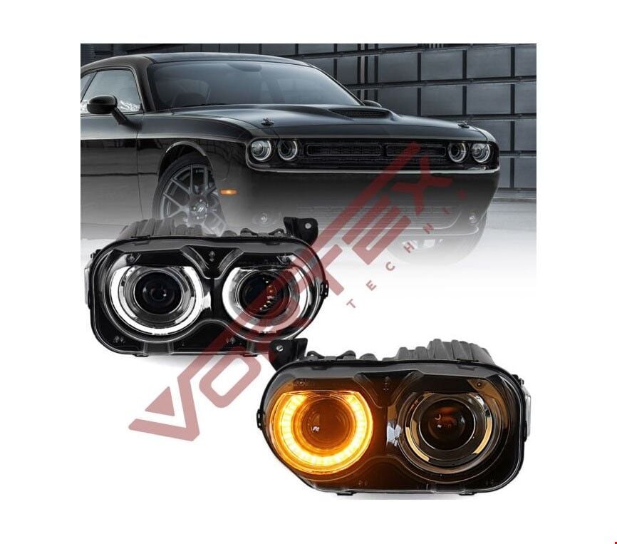 Dodge Challenger Led Far Takımı 2015 Sonrası-2022 Sonrası Uyumlu