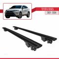 Toyota Venza 2021-2024 Arası ile Uyumlu HOOK Model Ara Atkı Tavan Barı Siyah 2 Adet