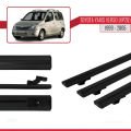 99-2005 Arası ile Uyumlu BASIC Model Ara Atkı Tavan Barı Siyah 3 Adet