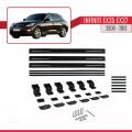 Infiniti EX35 EX37 2008-2013 Arası ile Uyumlu BASIC Model Ara Atkı Tavan Barı Siyah 3 Adet