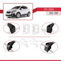 Vauxhall Mokka A (J13) 2012-2016 Arası ile Uyumlu ACE-2 Ara Atkı Tavan Barı Gri 2 Adet