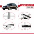 Infiniti EX35 EX37 2008-2013 Arası ile Uyumlu BASIC Model Ara Atkı Tavan Barı Gri 3 Adet