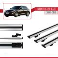 Infiniti EX35 EX37 2008-2013 Arası ile Uyumlu BASIC Model Ara Atkı Tavan Barı Gri 3 Adet
