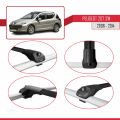 Peugeot 207 SW 2006-2014 Arası ile Uyumlu ACE-1 Ara Atkı Tavan Barı Siyah 2 Adet