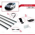 Peugeot Expert 2 2007-2016 Arası ile Uyumlu BASIC Model Ara Atkı Tavan Barı Gri 4 Adet
