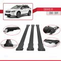 Subaru XV 2013-2017 Arası ile Uyumlu FLY Model Ara Atkı Tavan Barı Siyah 3 Adet