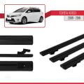 Toyota Verso (AR20) 2009-2018 Arası ile Uyumlu BASIC Model Ara Atkı Tavan Barı Siyah 3 Adet