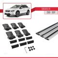 Subaru XV 2013-2017 Arası ile Uyumlu FLY Model Ara Atkı Tavan Barı Gri 3 Adet