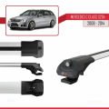 Mercedes C Class 3 (S204) 2008-2014 Arası ile Uyumlu ACE-1 Ara Atkı Tavan Barı Gri 2 Adet