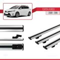 Toyota Verso (AR20) 2009-2018 Arası ile Uyumlu BASIC Model Ara Atkı Tavan Barı Gri 3 Adet